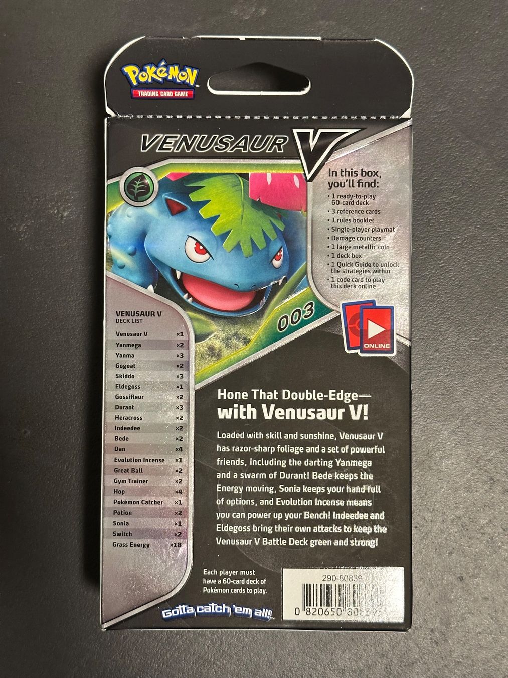 Pokémon Carte collezionabili: Original Pokemon Venusaur V Battle Deck - Neu! – Nuovo e nell'imballaggio originale da Hochwald venduto da M-M-S 1