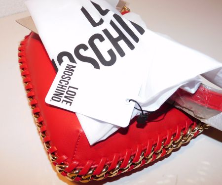 Design Love Moschino  Handtasche rot Neu