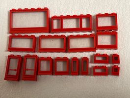 Lego - alte rote Fenster