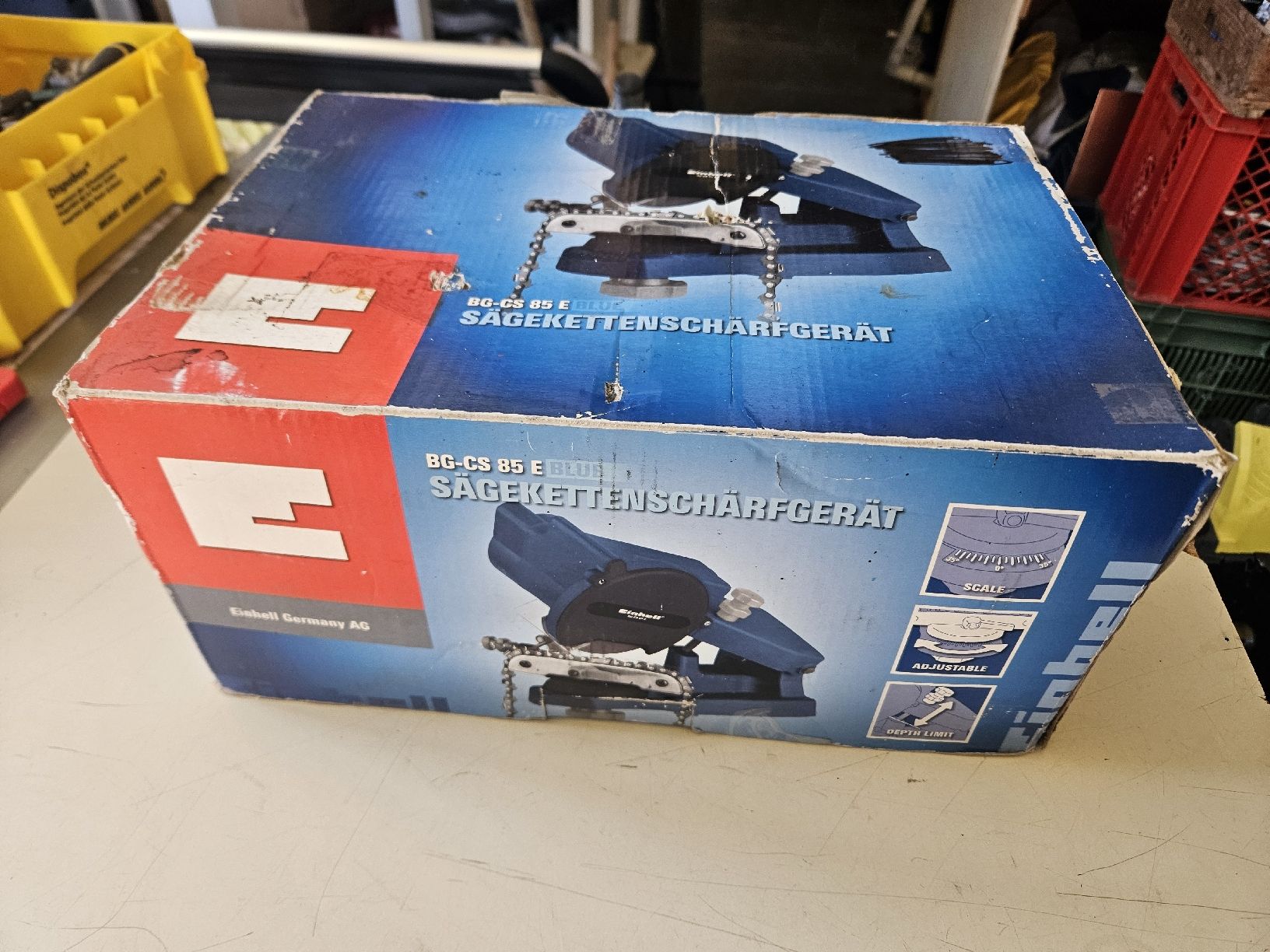 Einhell Smerigliatrici & Lucidatrici: Sägekettenschärfgerät Einhell BG-CS 85 E gebraucht – Usato da Oberburg venduto da znas 6