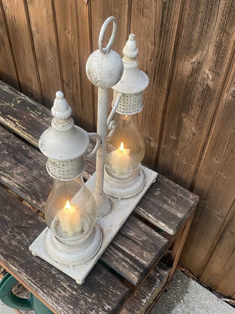 Lanterne: Nostalgie Windlicht Laterne für Garten – Usato da Wiesendangen venduto da argon03 1