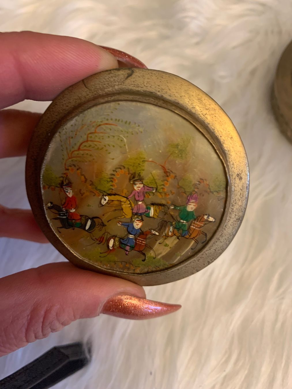 Statuette: 3 antike russische Kautabak Döschen – Usato da Rothrist venduto da Oddymanliane 2