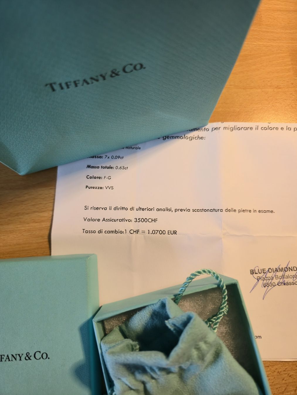 Tiffany & Co. Anelli: Tiffany platinum 950 – Nuovo (secondo la descrizione) da S. Antonino venduto da paoloc1842 4