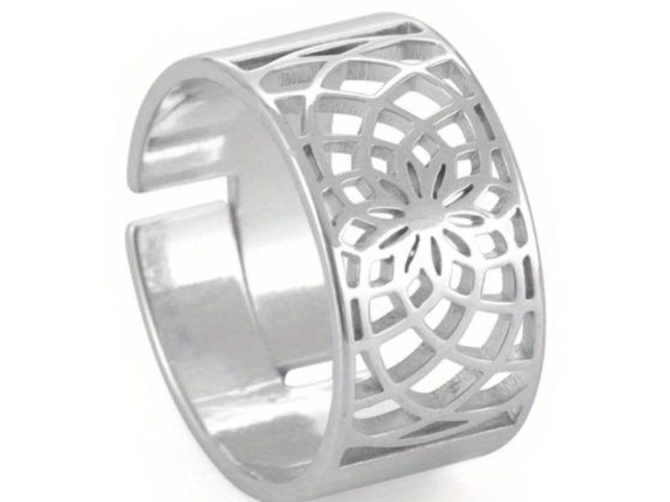 Ringe: Ring Lebensblume silbern (56-62) – Neu und originalverpackt aus Laufen von Bellavitaboom 4
