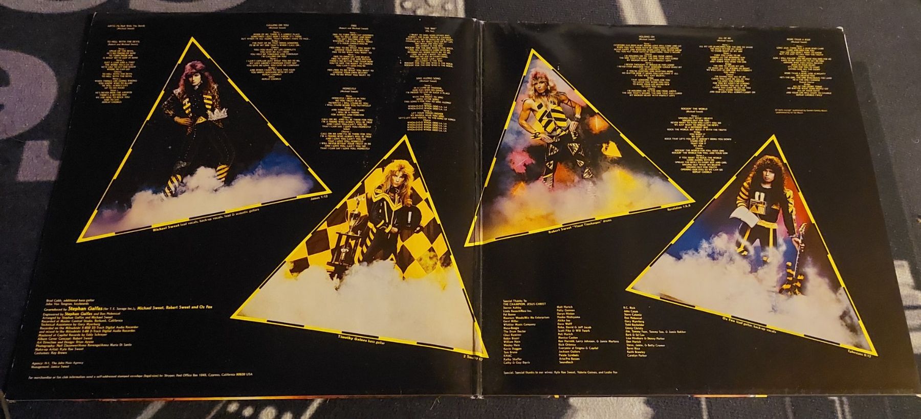 Vinyles: STRYPER: To hell with the devil LP(1986) hardrock – D'occasion à NENDELN par Vinylandmote 1
