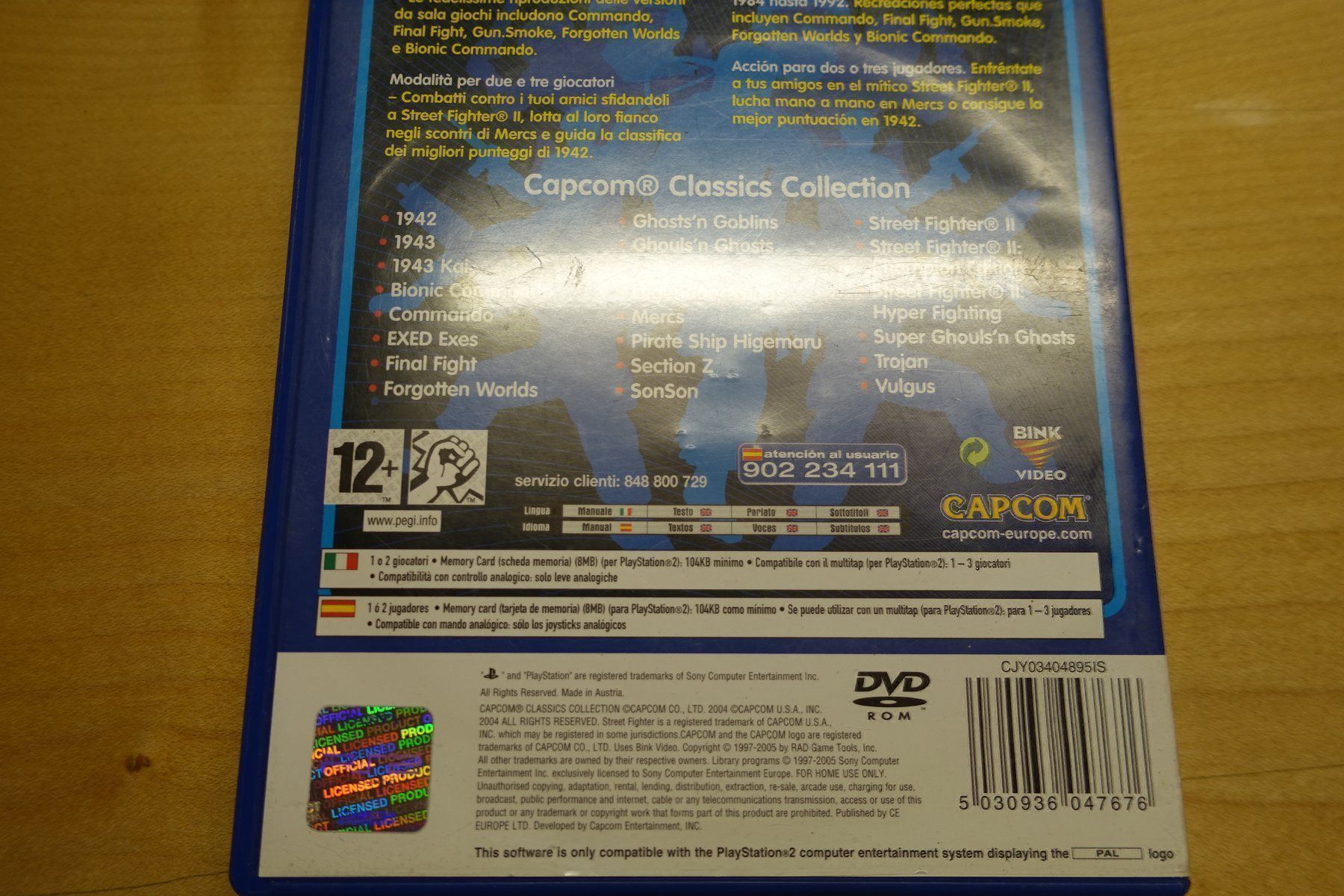 Sony Spiele: Capcom Classics Collection - Italienisch – Gebraucht aus Steinach von Gamecet 3
