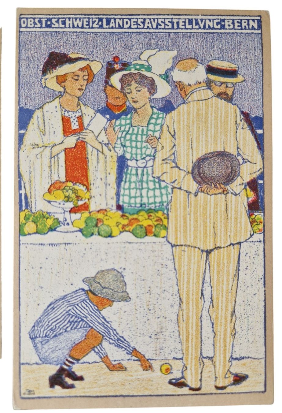 Cartoline postali: 3 Ansichtskarten Landesausstellung Bern 1914 - Serie A – Usato da Mörschwil venduto da aik_x8mc 1