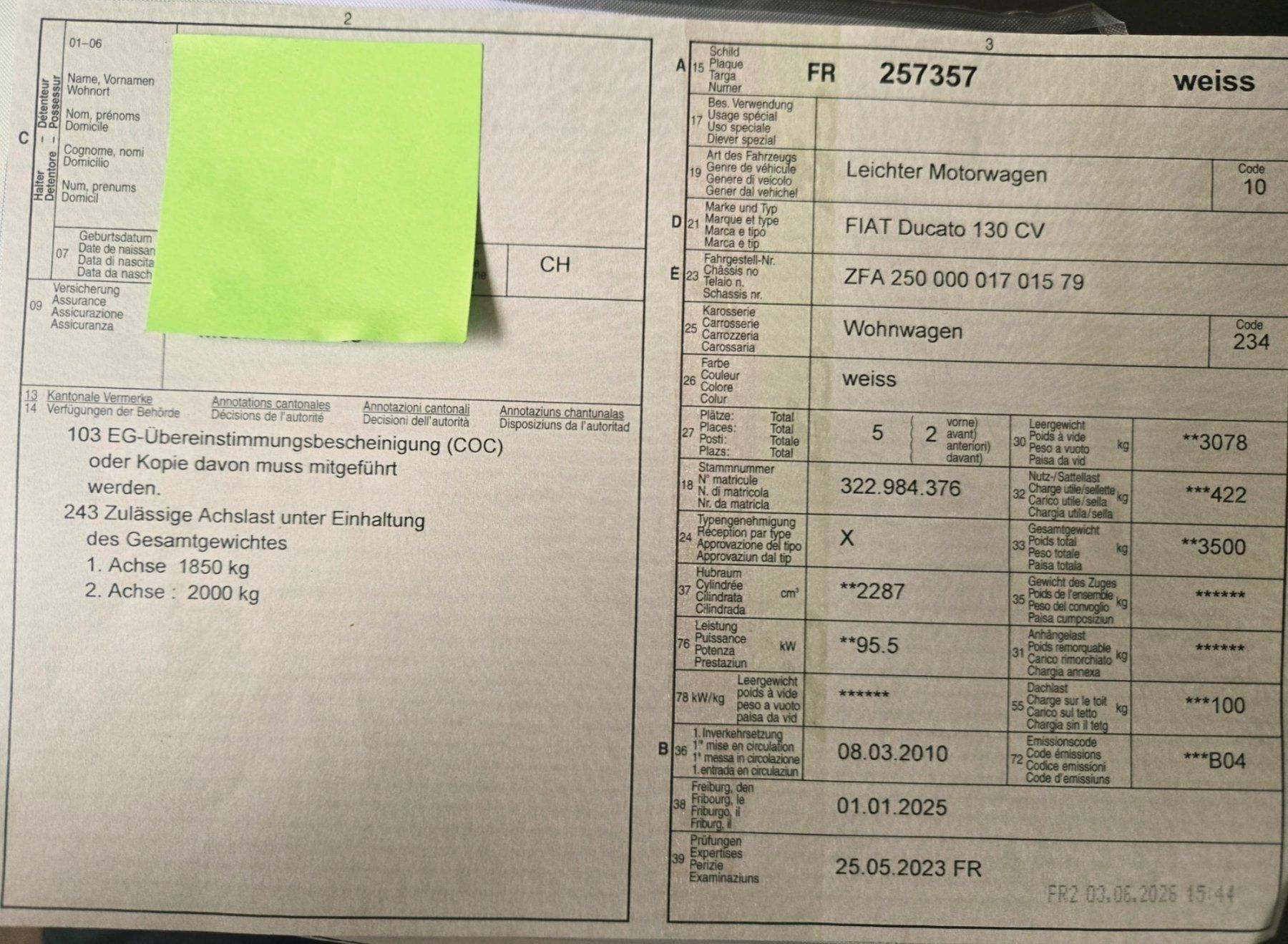 Laika Camping Fahrzeuge: Laika X700 – Gebraucht aus Murten von Aanduu 9