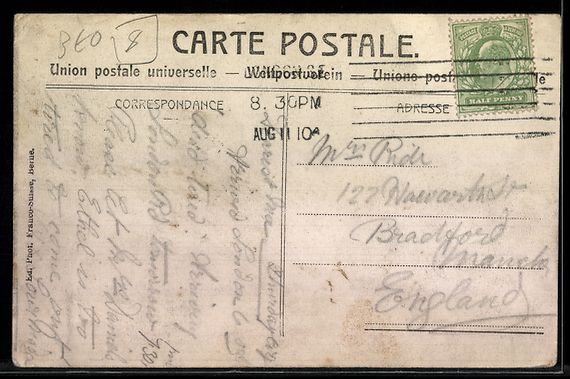 Cartoline postali: AK Unterseen, Platz an der Kirche – Usato da Berlin venduto da bartko-reher 1