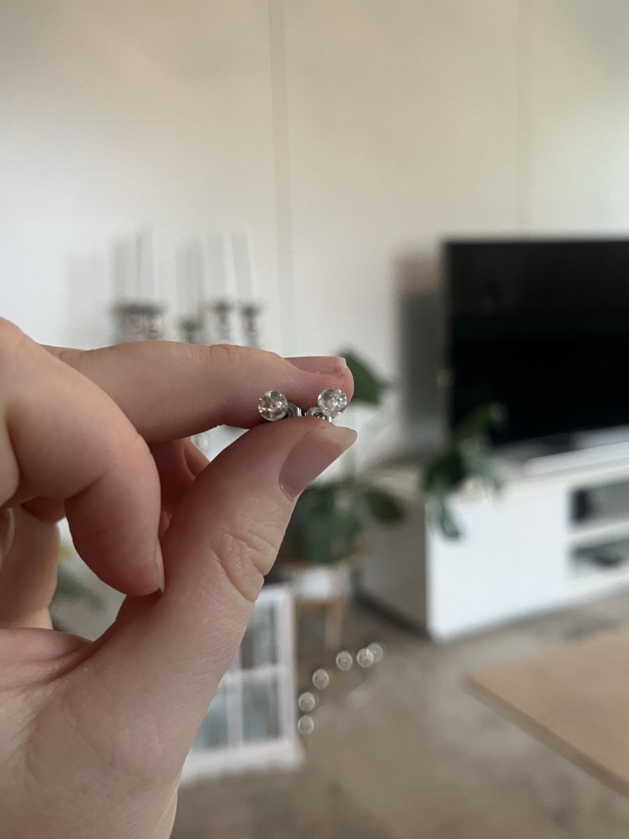 Orecchini pendenti & Orecchini a lobo: Klassische Ohrstecker mit echtem Stein, Silber, zeitlos! – Nuovo (secondo la descrizione) da Gockhausen venduto da Lali013 2