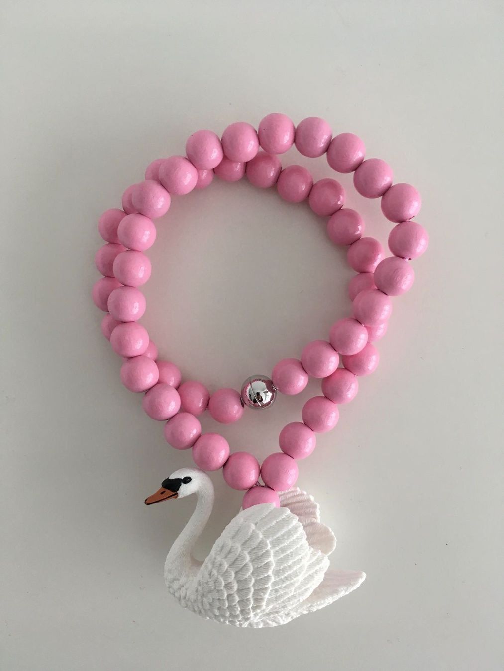 Catenine: SCHLEICH Kette Schwan Rosa – Nuovo e nell'imballaggio originale da Zollikofen venduto da poppala