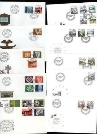 Tutti i francobolli: FDC ca.143 Belege Werbe Kat. 395-820 EINMALIG  (FC123-B) – Usato da Seuzach venduto da Harri19 1