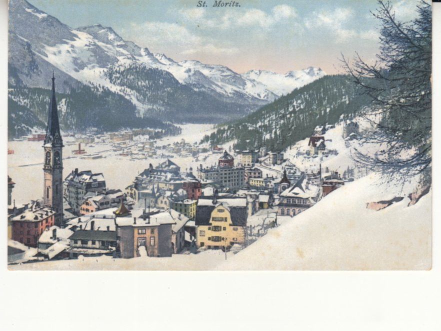 Cartoline postali: St. Moritz ca. 1920 – Usato da Bürglen TG venduto da StampGraf