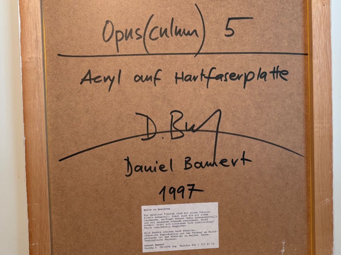 Gemälde: Originale Kunstwerke von Daniel Bamert 5er Serie – Gebraucht aus Cham von wasudami 9
