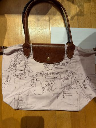 Longchamp Cafe Limited Edition lila braun