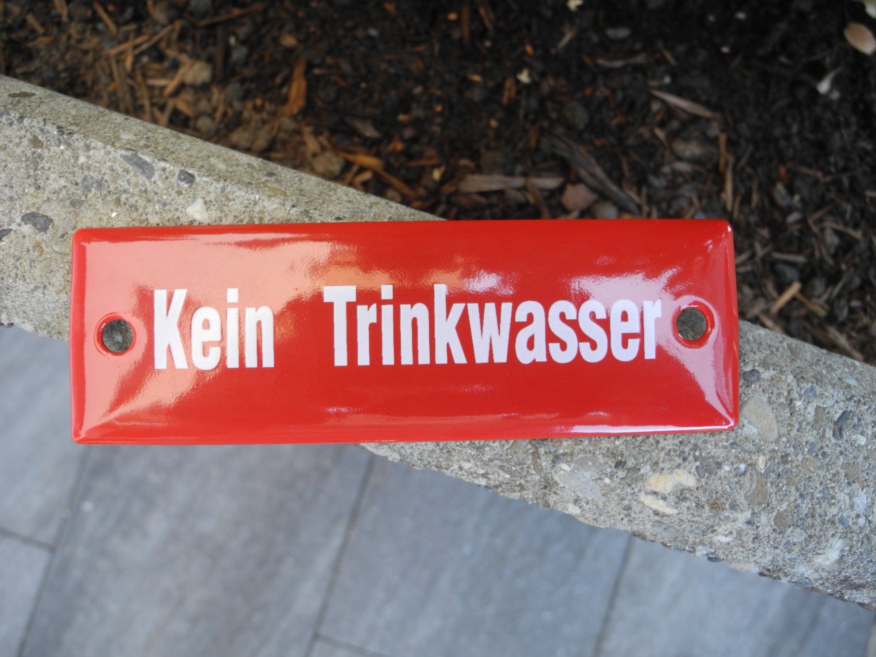 Ecriteaux: KEIN TRINKWASSER  EMAILSCHILD – Neuf (Voir description) à Reinach AG par Huckleberrysix 2