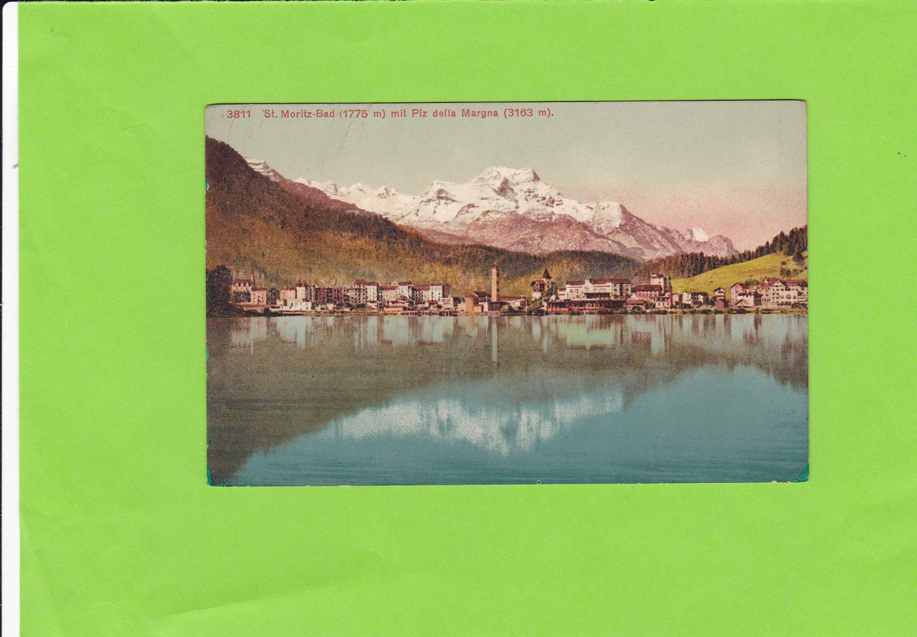 Cartoline postali: St. Moritz-Bad--1921 – Usato da St. Peterzell venduto da neckertal