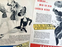 Kolynos Zahnpasta - 2 alte Werbungen/Publicités 1946