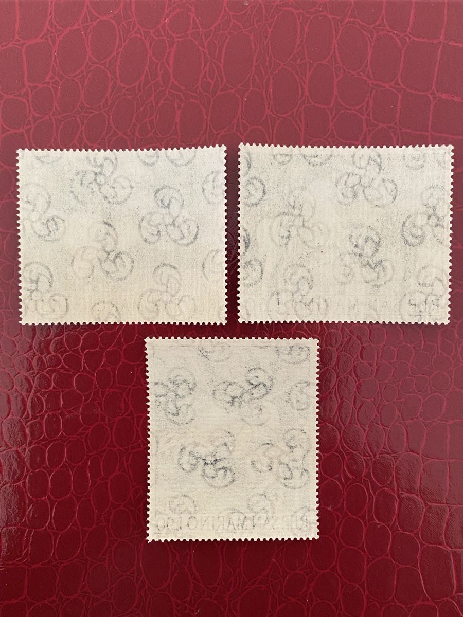 Tutti i francobolli: 3 timbres -  République de Saint-Marin – Nuovo (secondo la descrizione) da Petit-Lancy venduto da Solcarm 4