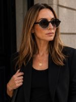 Fendi Sonnenbrille FF 0319/G/S Schwarz-Grau Gradient Oversiz