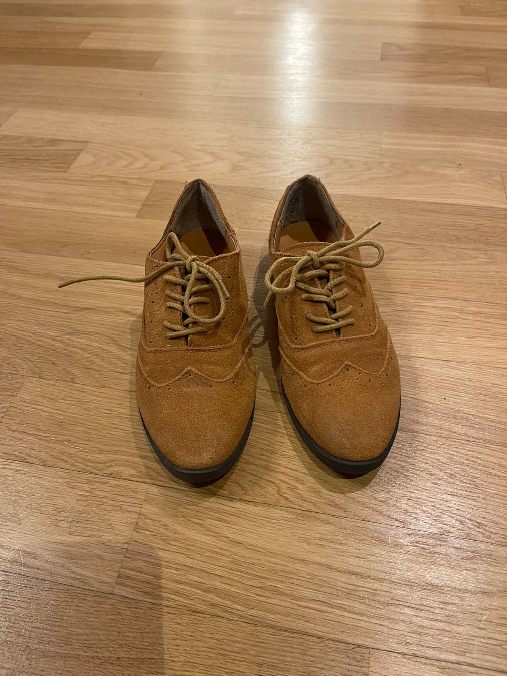 Scarpe da donna: Braune Wildlederlook Schuhe, Grösse 37 – Usato da Rheineck venduto da FGeissler 1