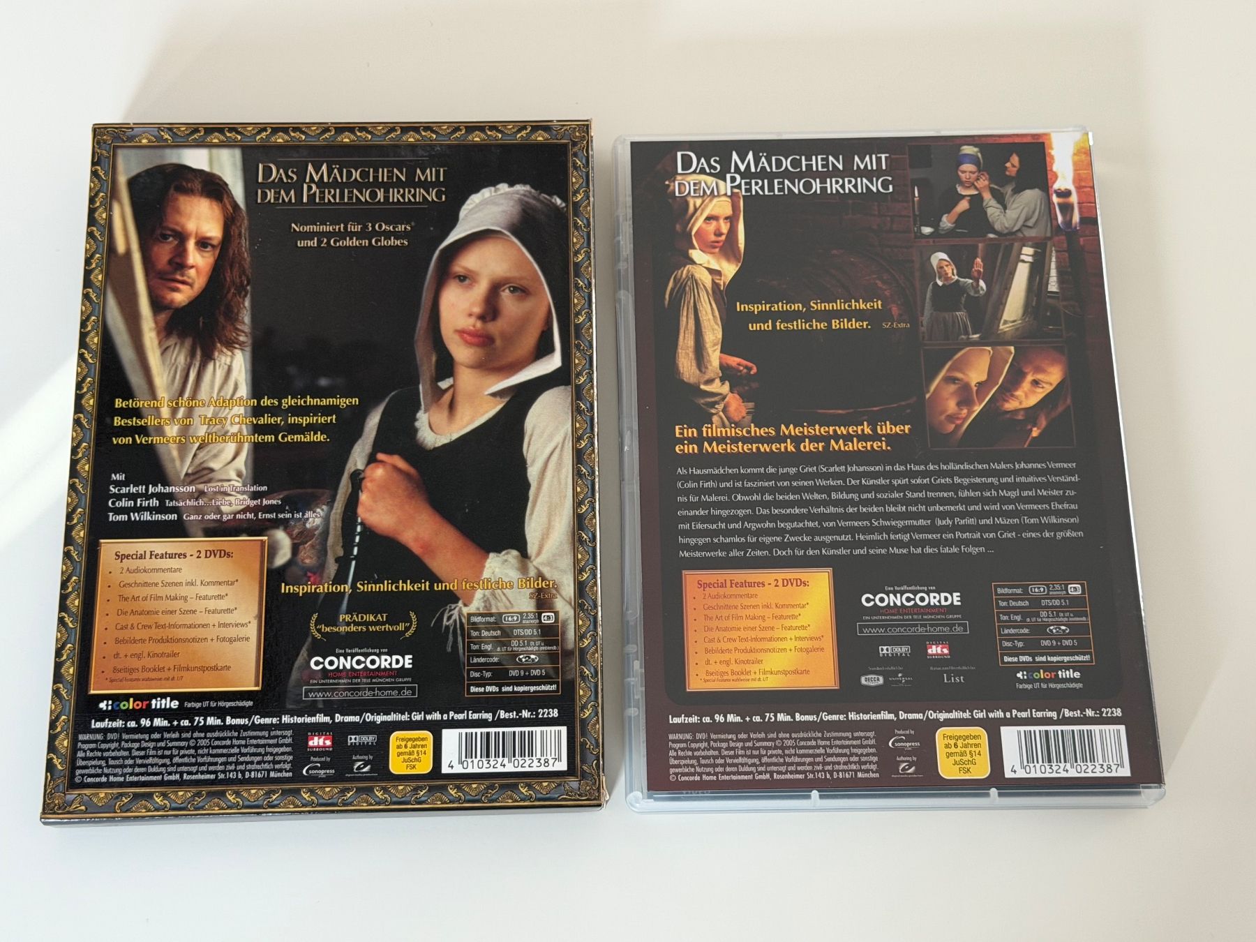 Tutti i DVDs: Das Mädchen mit dem Perlenohrring DVD – Usato da Altstätten SG venduto da sheamus 1