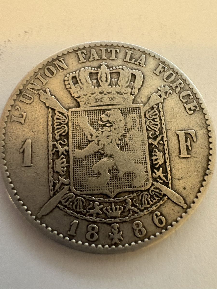 Alle Münzen: 1franc aus Belgien  – Gebraucht aus Murten von Tzaugg 2