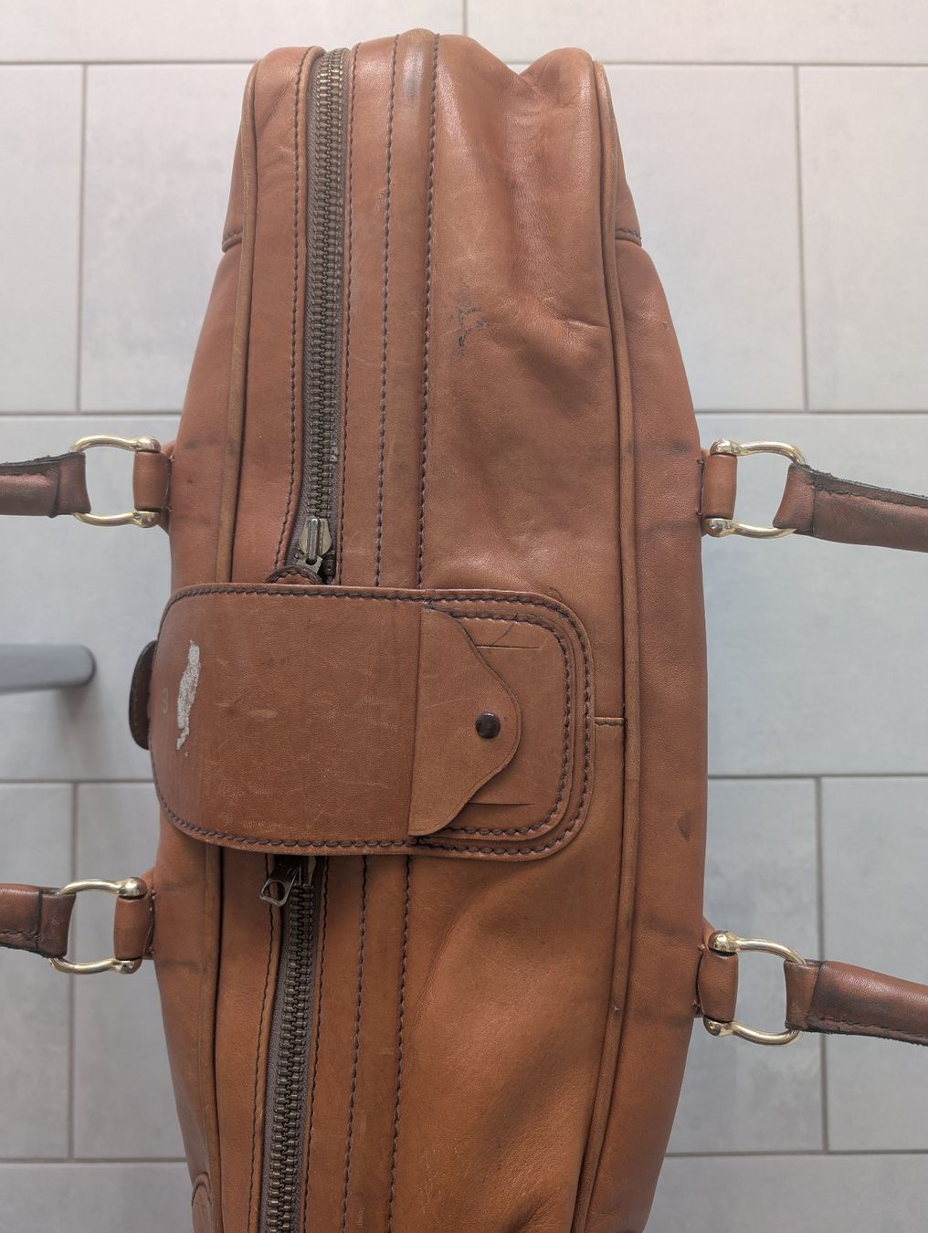 Borse: Vintage MÄRZ Leder Reisetasche – Usato da Thalwil venduto da sultan03 4