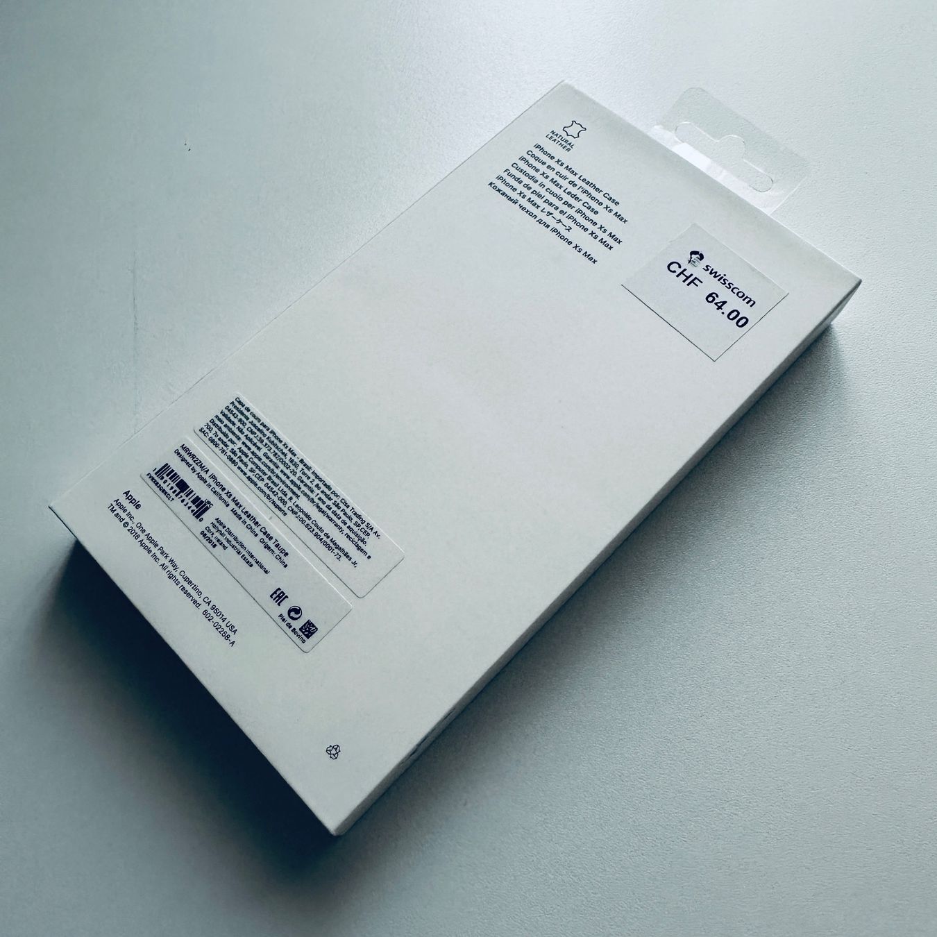 Apple Cover & Protezioni schermo: iPhone XS Max Schutzhülle Apple Leder Case Hülle Cover – Nuovo e nell'imballaggio originale da Basel venduto da MY.AIRPODS.SHOP 8