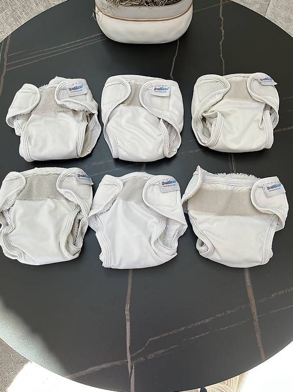 Secchi per pannolini & Pannolini: Lot 6 couches lavables Bambinex  inserts intégrés – Usato da Servion venduto da and_5yxw
