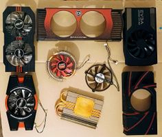 Bastler-Konvolut: Grafikarten-Ersatzteile, Kühler & Gehäuse