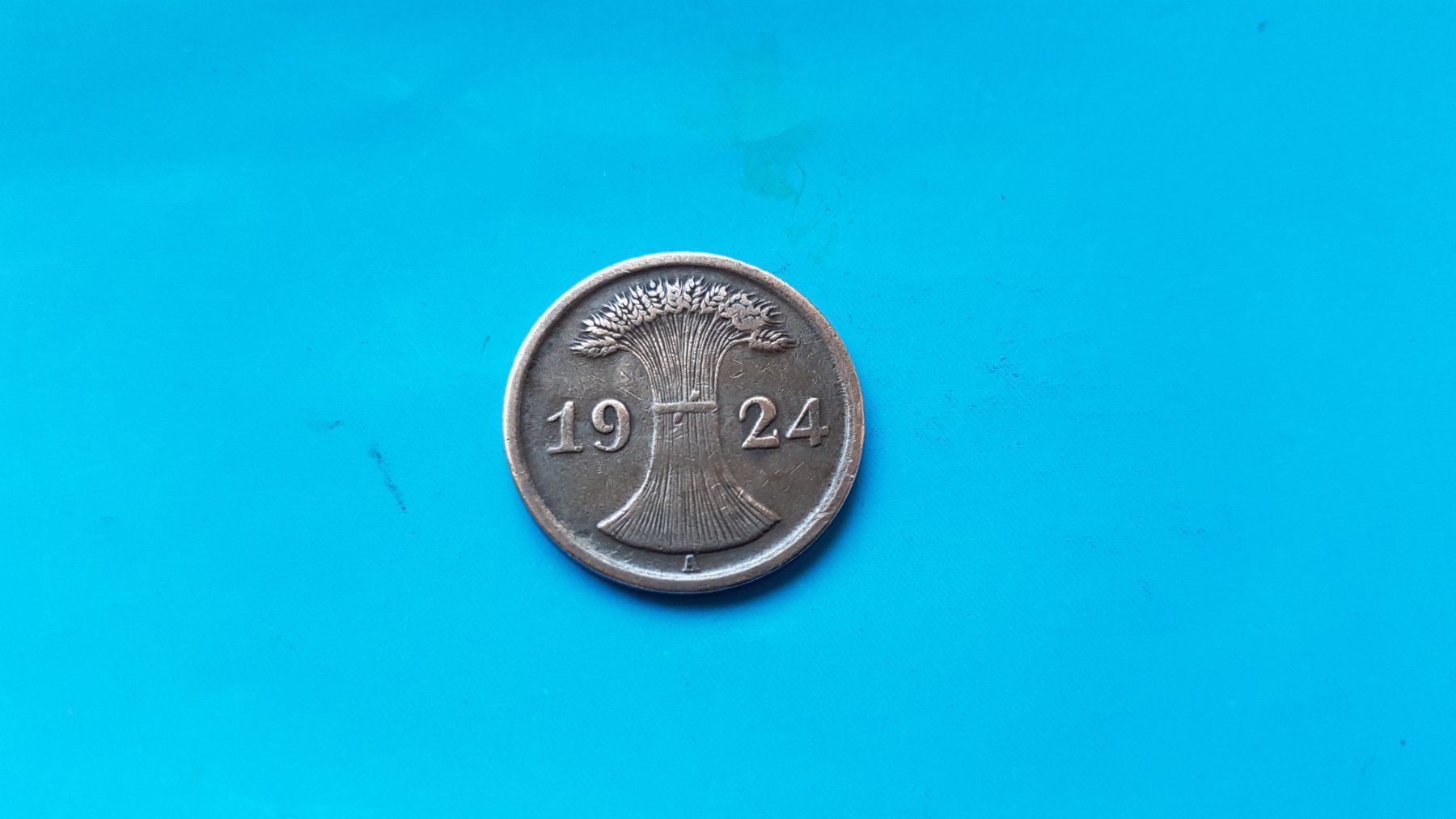 Tutti le monete: 2 Rentenpfennig - Weimar 1924 A – Usato da Reinach BL venduto da Dexy62