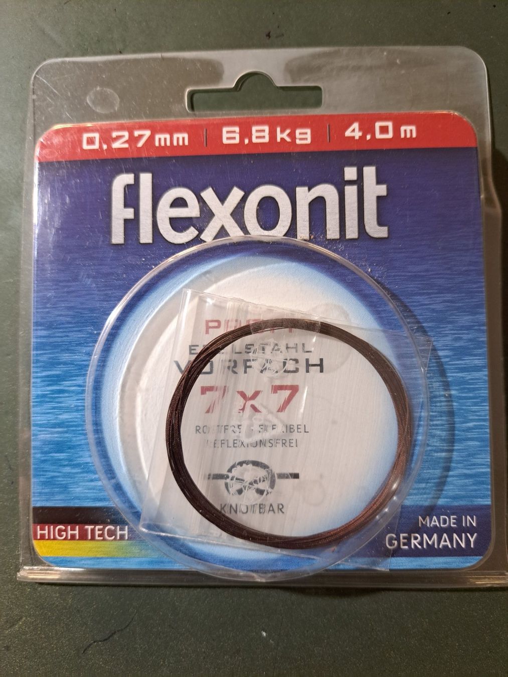 Schnüre: Flexonit 6,800 kgs 4 mètres/Meter – Neu und originalverpackt aus Fribourg von versus702