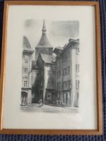 Solothurn, Bieltor - Lithographie Otto Ernst