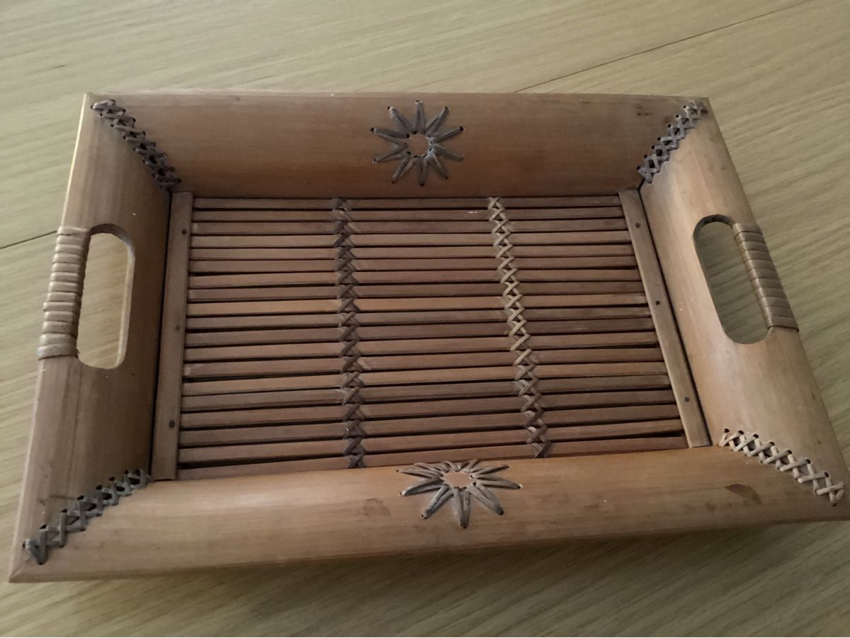 Servierplatten: Bambus Serviertablett – Gebraucht aus Minusio von scotch111