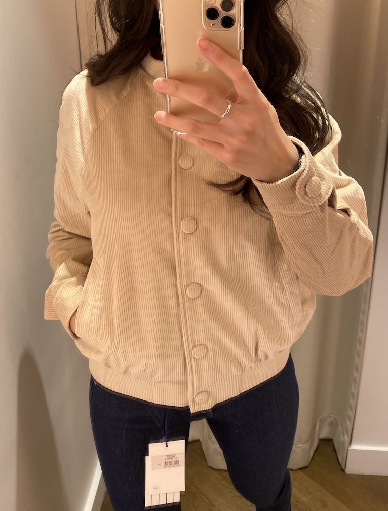 Sezane Vestes: Sézane Suede Jacket – D'occasion à Zürich par L.A_Closet 1