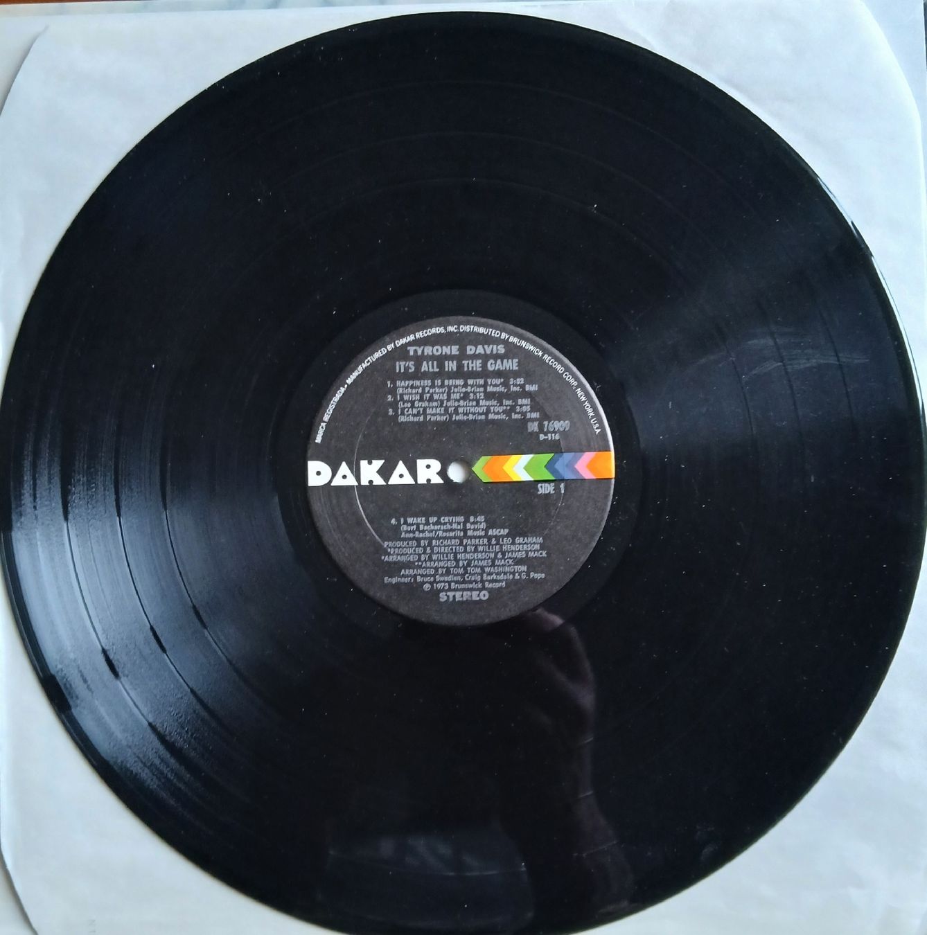 Dischi in vinile: LP - Tyrone Davis . it s all in the game . – Usato da Lausanne venduto da Soulbrother 3