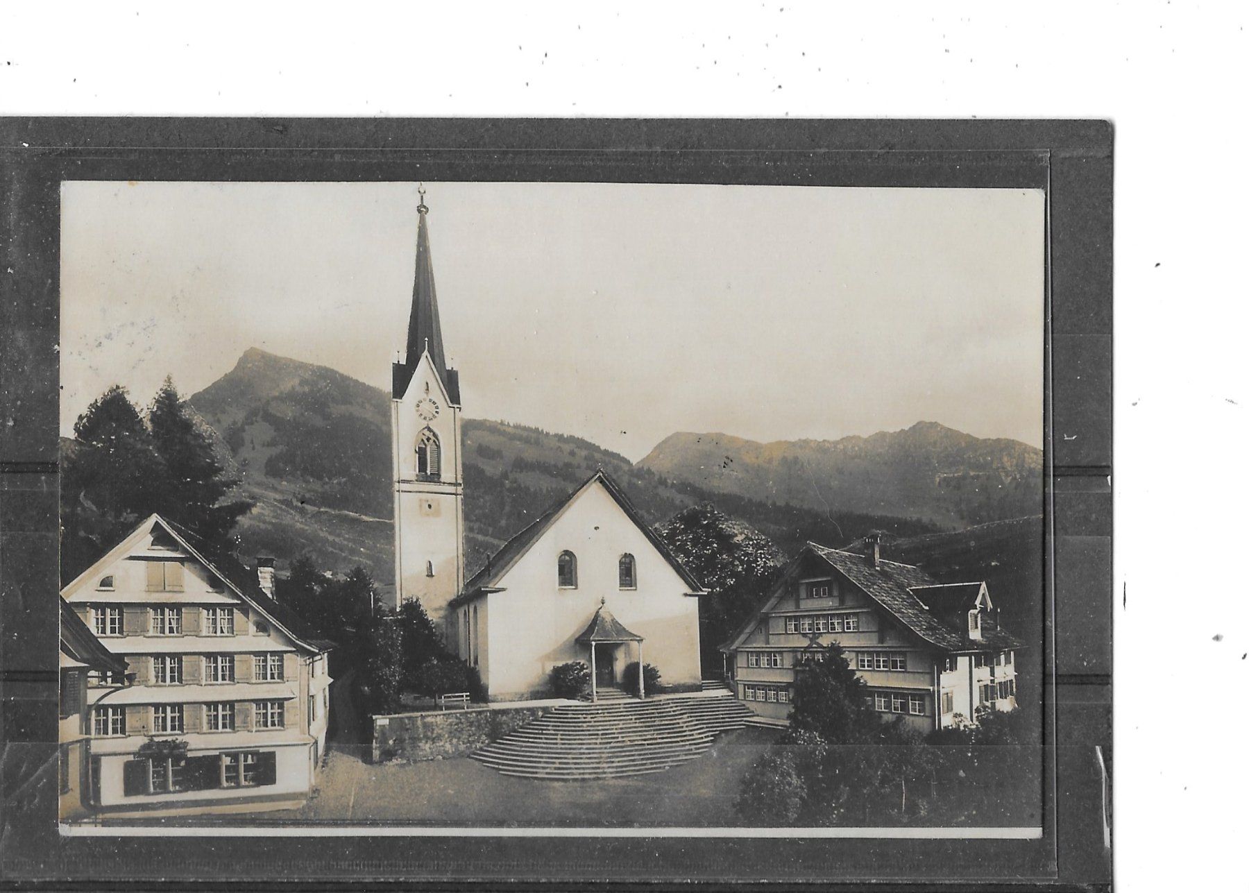 Cartoline postali: SG Nesslau 1924 Kirchplatz – Usato da Schocherswil venduto da Wilare