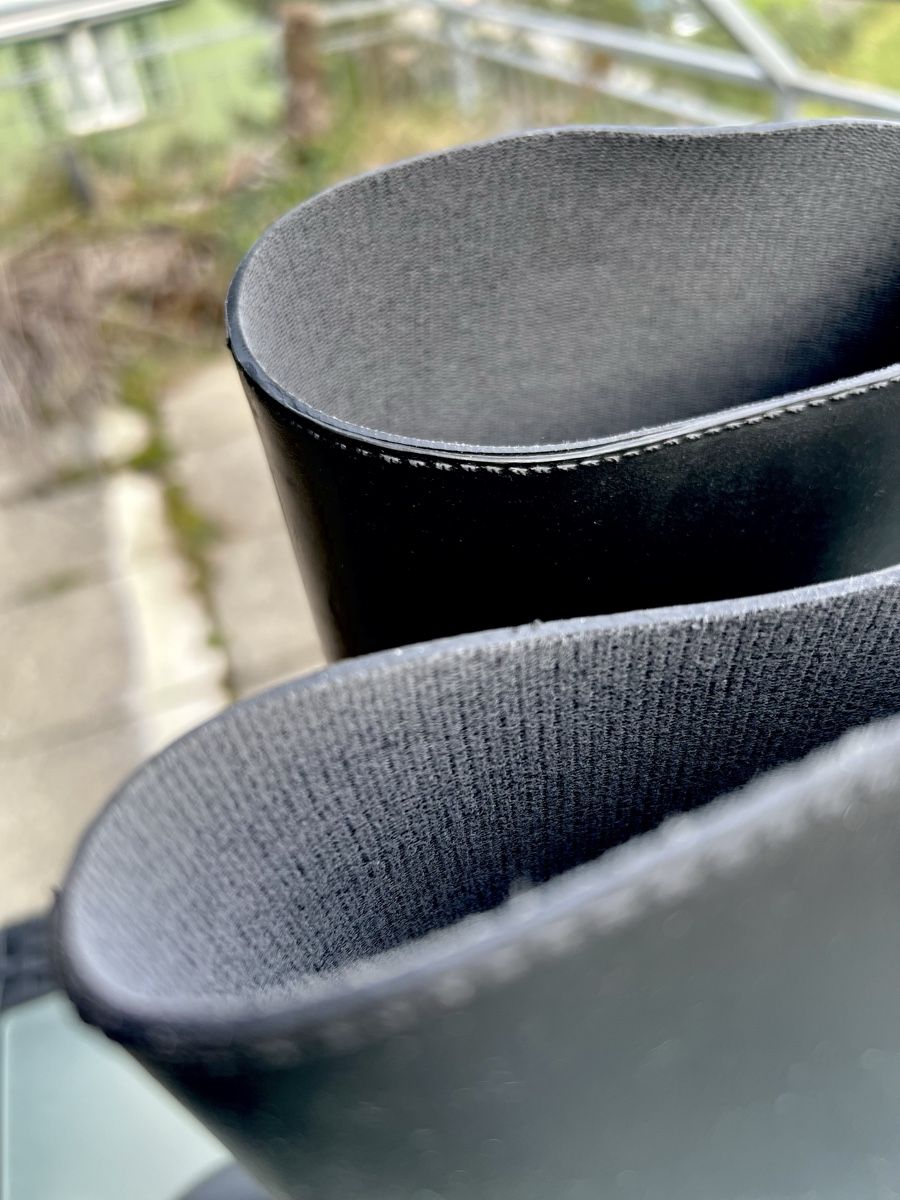 Scarpe da donna: Reitstiefel in Grösse 38, aus Kunstleder – Usato da Turgi venduto da SHK 3