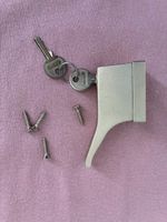 Fenstersicherung vernickelt, 2 Stück