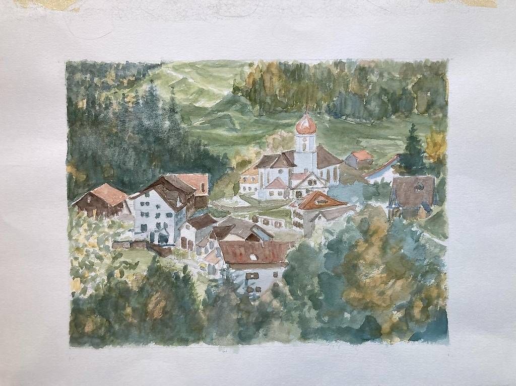 Posters & Illustrations: Aquarell Grösse 26 x 20 cm – D'occasion à Schwarzenbach SG par ernesto3.6