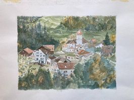 Aquarell Grösse 26 x 20 cm
