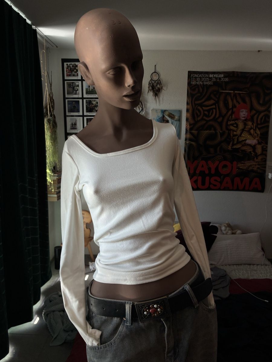 Maglioni & Felpe: Weisses Langarmshirt – Nuovo (secondo la descrizione) da Ueberstorf venduto da nai_9z9s 1