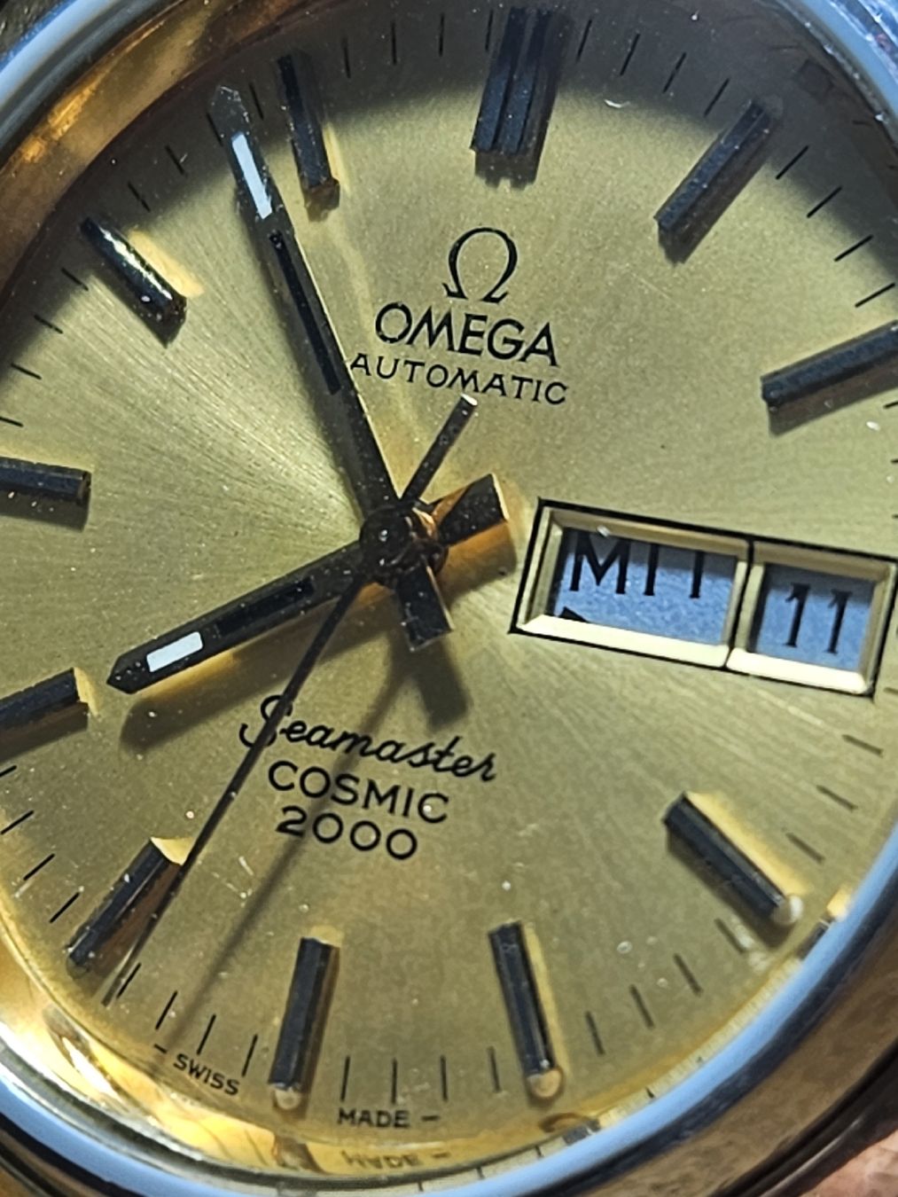 Omega Uhren: Omega Seamaster Cosmic 2000 Automatic Uhr 39mm Gold Capped – Gebraucht aus Flamatt von pie_f9zm 3
