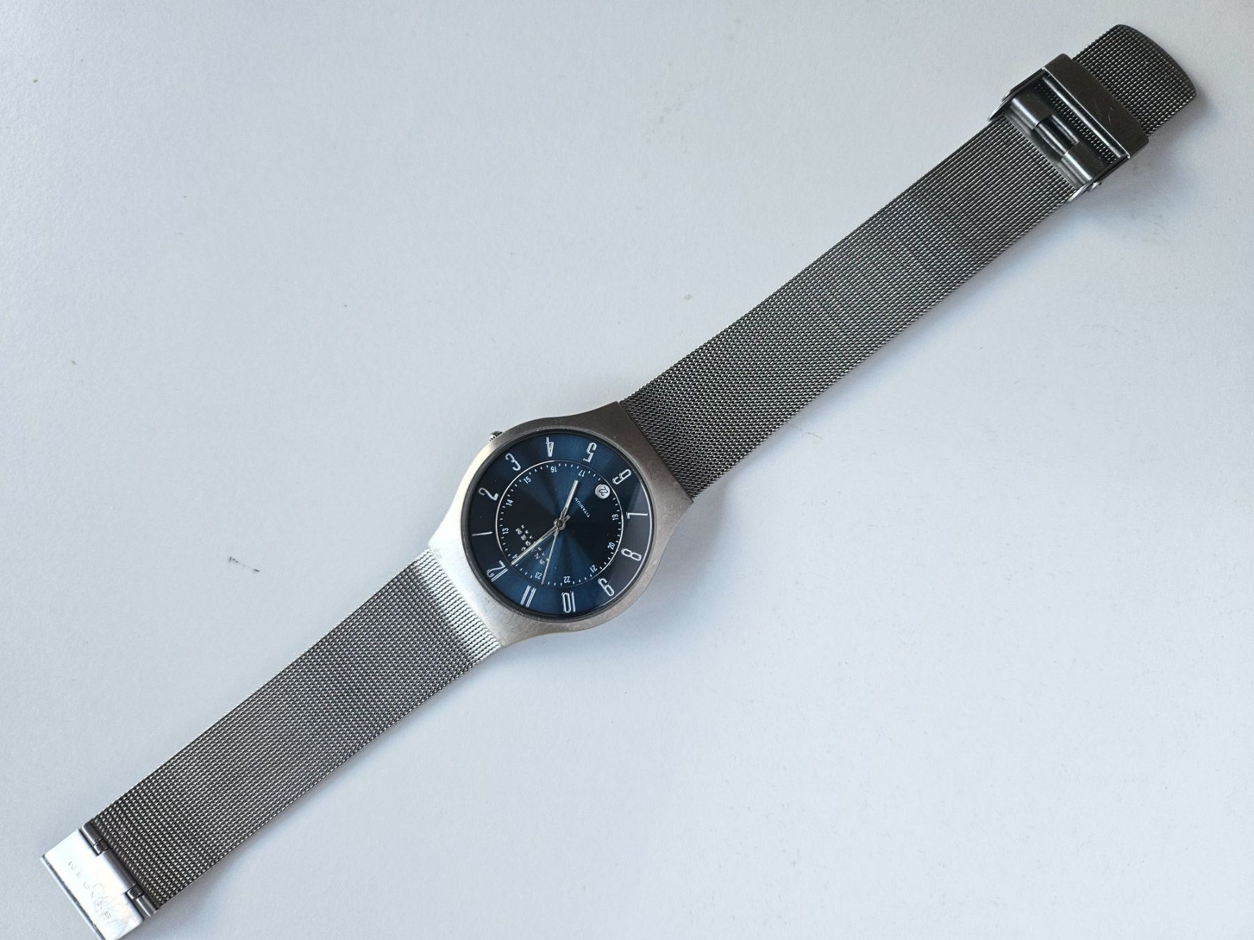Skagen Orologi: 120 Skagen Titanium Date Quartz – Usato da Berikon venduto da mmm21 2