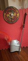 Ritterhelm, Schild, Samuraischwert für Kinder. Halloween!