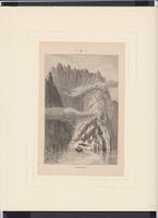 Teufelsmünster am Urnersee   :   altes Bild (Xylographie ?)