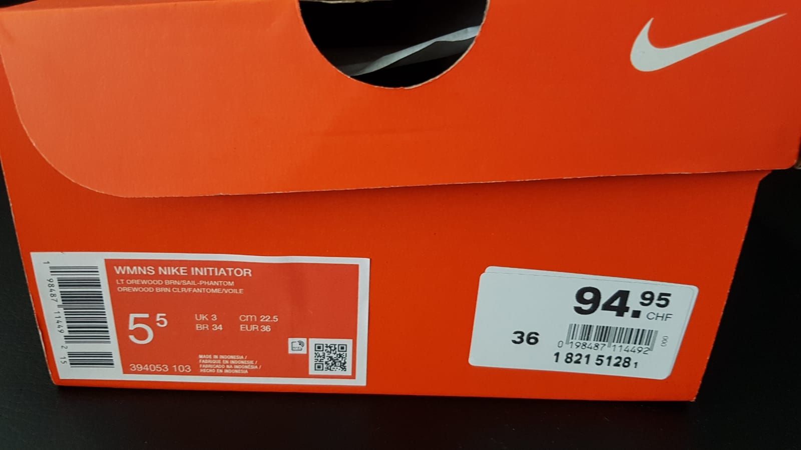 Nike Scarpe da uomo: Nike INITIATOR Gr.36,Leder-Stoff. – Nuovo e nell'imballaggio originale da Zürich venduto da ata_c8nh 8