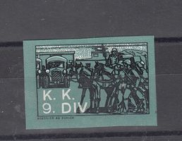 kommandostäbe 109/2* K.K.9.Div. Kat.30.-