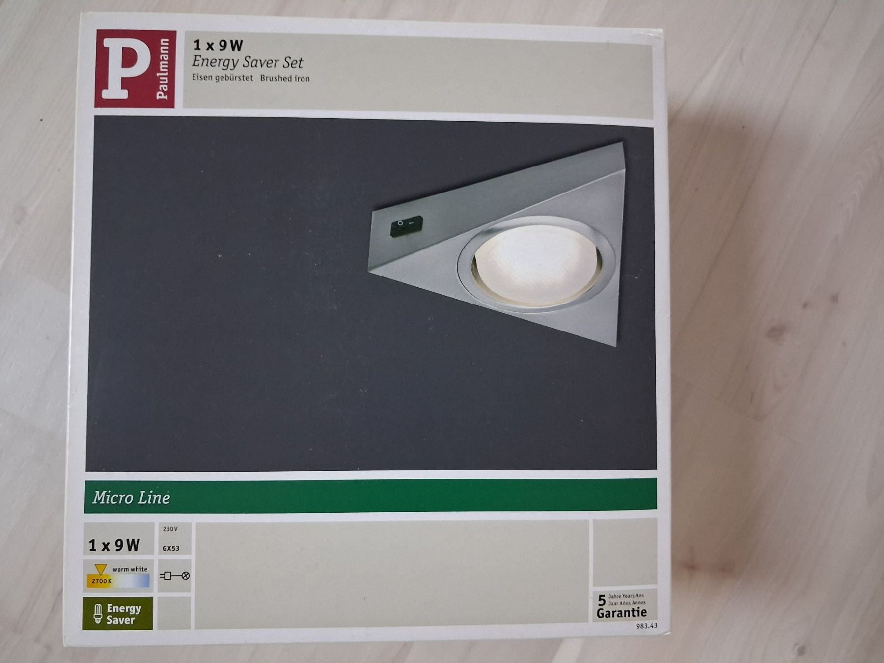 Paulmann Lampadari & plafoniere: 1 X UNDERBAULAMPE PAULMANN  9 WATT – Nuovo e nell'imballaggio originale da langnau venduto da Santos1411